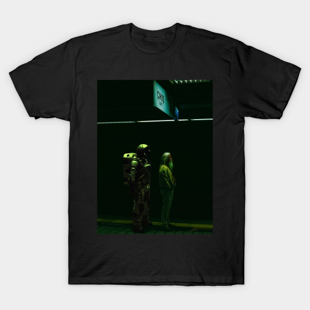 The Queue T-Shirt by Gringoface